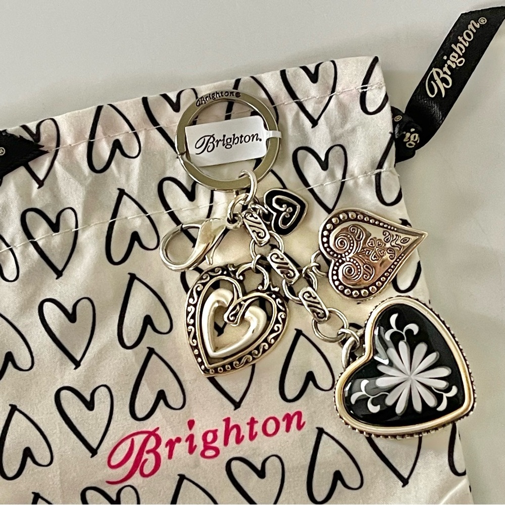 Brighton Keychain Handbag Charm NWT Retired Water Lily - Picture 3 of 9